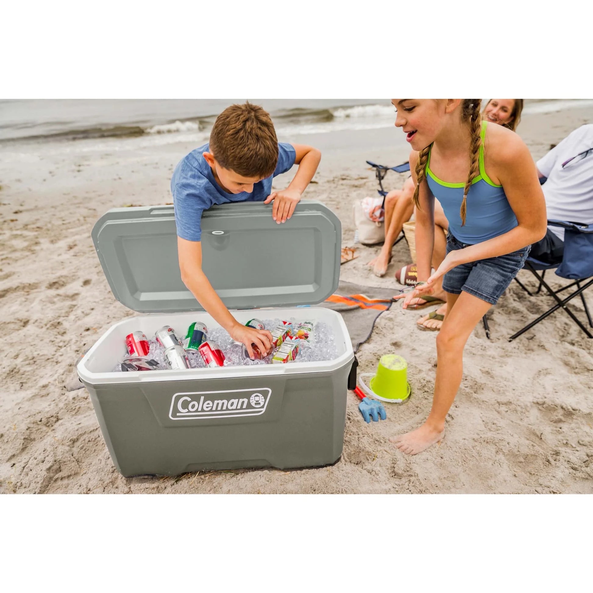316 Series 70QT Hard Chest Cooler, Silver Ash